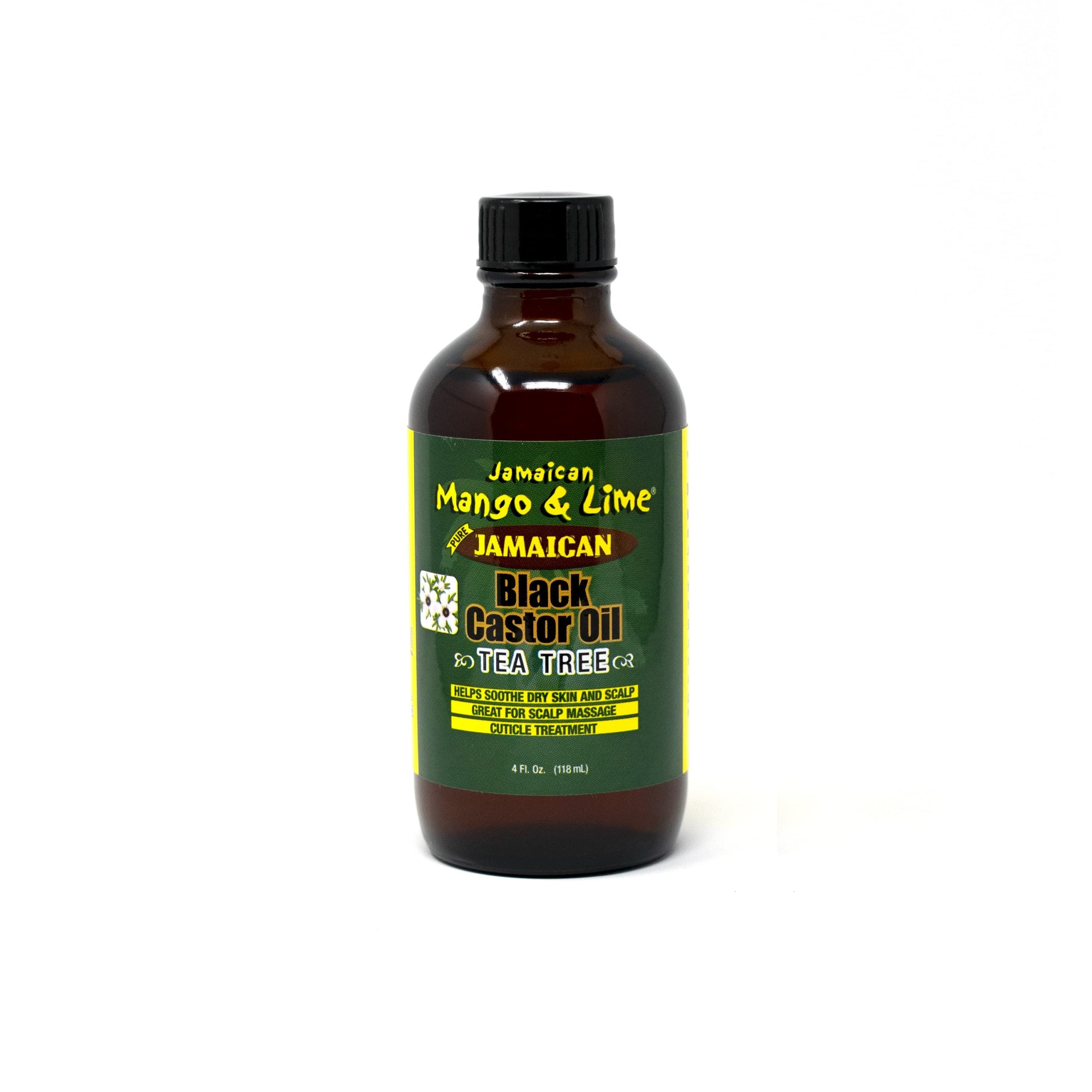 JAMAICAN MANGO & LIME BLACK CASTOR OIL w/ TEA TREE 4oz-Jamaican Mango & Lime- Hive Beauty Supply