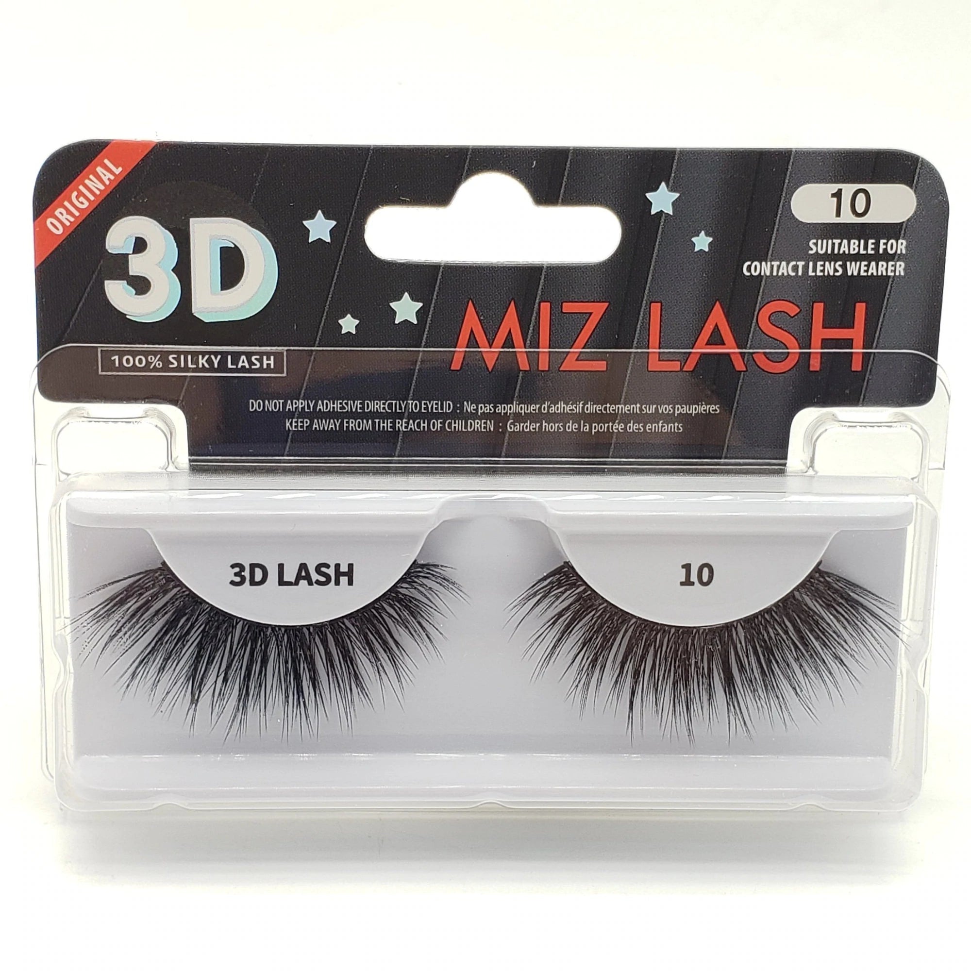MIZ 3D LASH #10-Miz Lashes- Hive Beauty Supply