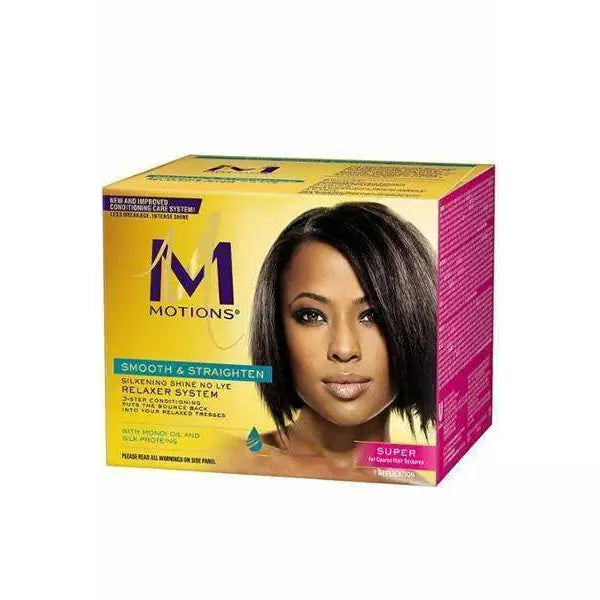 MOTIONS SHINE FULL RELAXER KIT SUPER-Motions- Hive Beauty Supply
