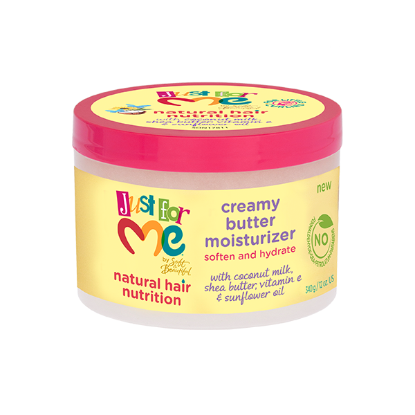JUST FOR ME NATURAL HAIR NUTRITION Creamy Butter Moisturizer 12oz-Just For Me- Hive Beauty Supply