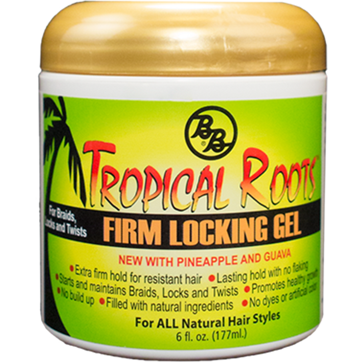 BRONNER BROTHERS TROPICAL ROOTS FIRM LOCKING GEL 6oz-Bronner Brothers- Hive Beauty Supply