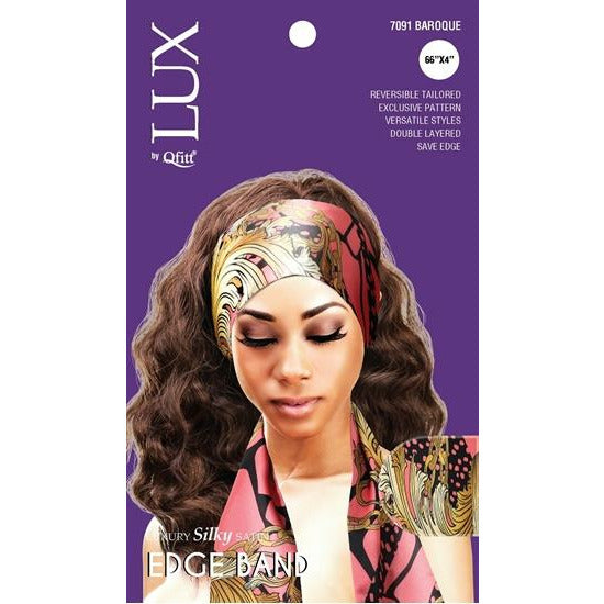LUX XURY SILKY EDGE BAND ASST QFITT#7091-Qfitt- Hive Beauty Supply