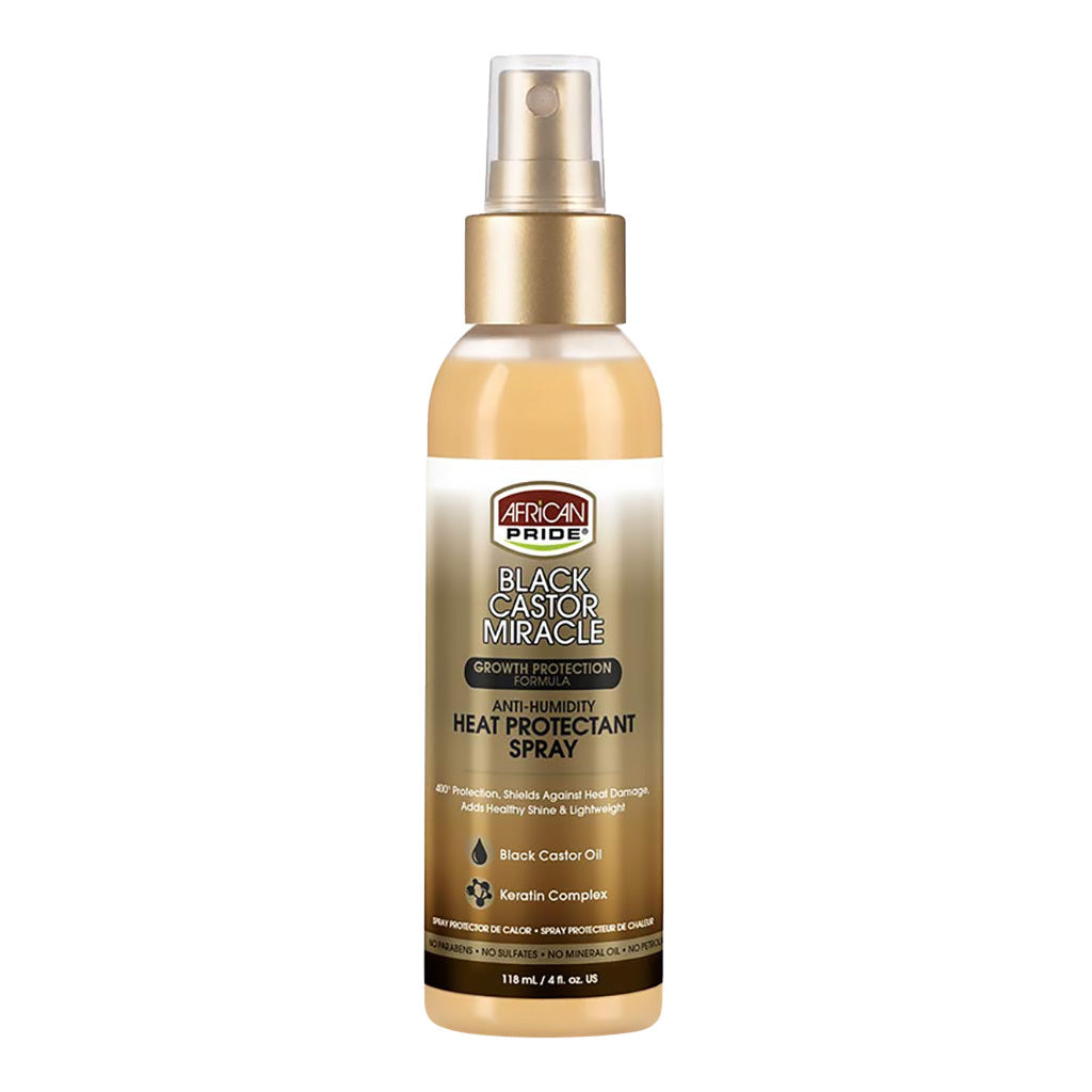 AFRICAN PRIDE BCM HEAT PROTECTANT SPRAY 4oz-African Pride- Hive Beauty Supply