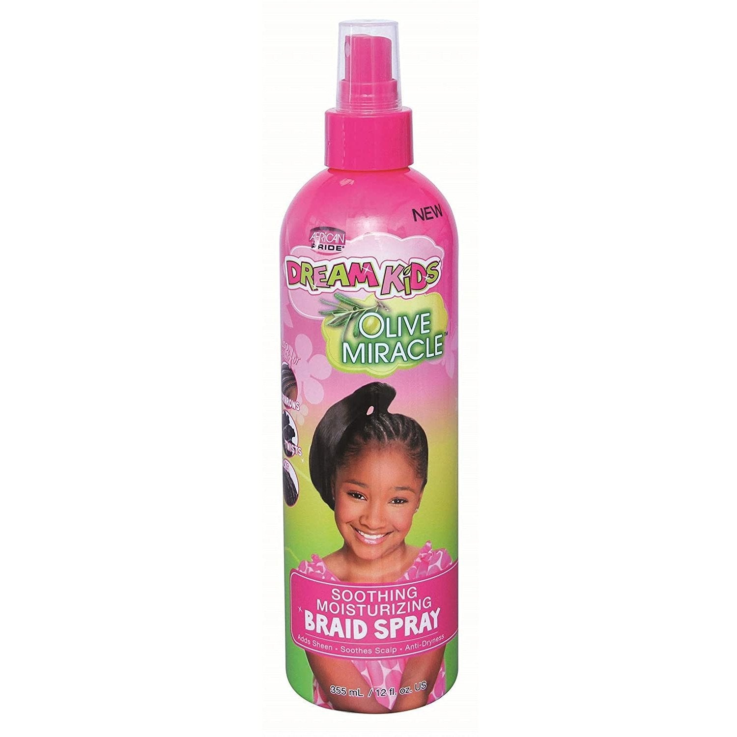 AFRICAN PRIDE DREAM KIDS OLIVE MIRACLE BRAID SHEEN 12oz-African Pride- Hive Beauty Supply
