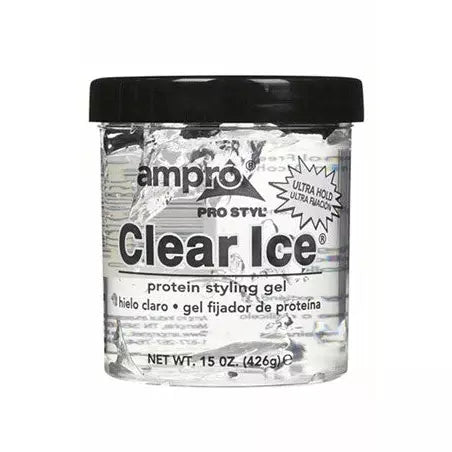 CLEAR ICE GEL 15oz "AMP. "-Ampro- Hive Beauty Supply