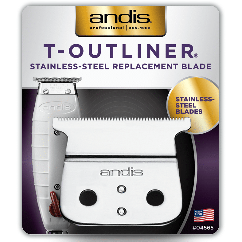 ANDIS T-OUTLINER STAINLESS STEEL REPLACEMENT BLADE #04565-Andis- Hive Beauty Supply