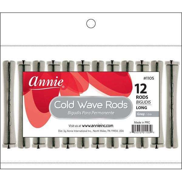 ANNIE COLD WAVE RODS 12 CT #1105 GRAY-Annie- Hive Beauty Supply