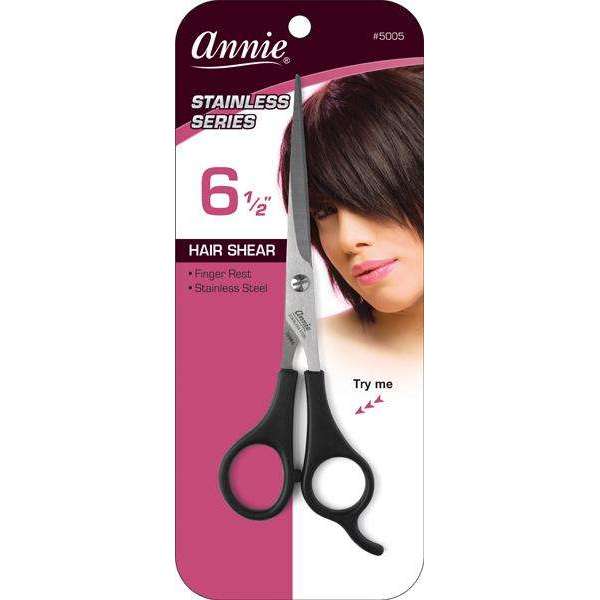 Annie Hair Shears 6.5" Black-Annie- Hive Beauty Supply