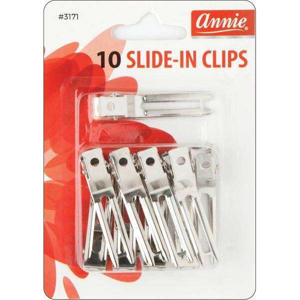 ANNIE SLIDE IN CLIPS 10ct-Annie- Hive Beauty Supply