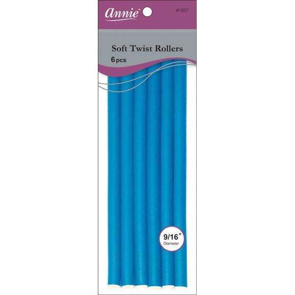 SOFT TWIST ROLLERS 9/16" ANNIE LONG-Annie- Hive Beauty Supply
