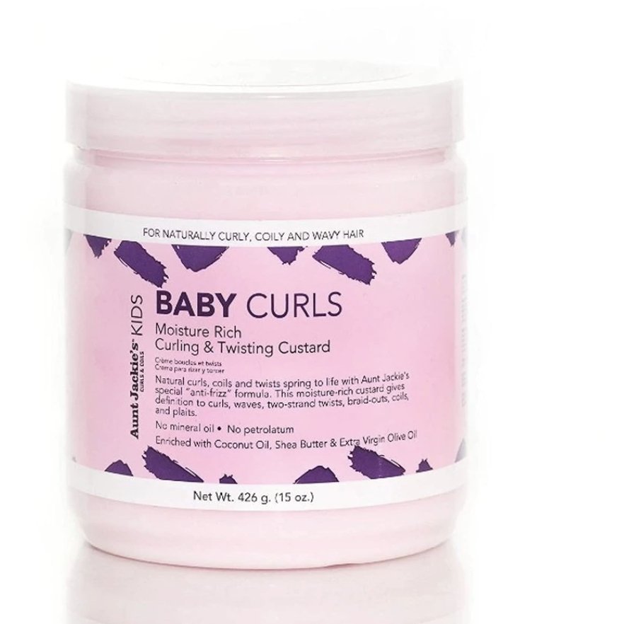 AUNT JACKIE'S "BABY GIRL CURLS" CURLING & TWISTING CUSTARD 15oz-Aunt Jackie's- Hive Beauty Supply