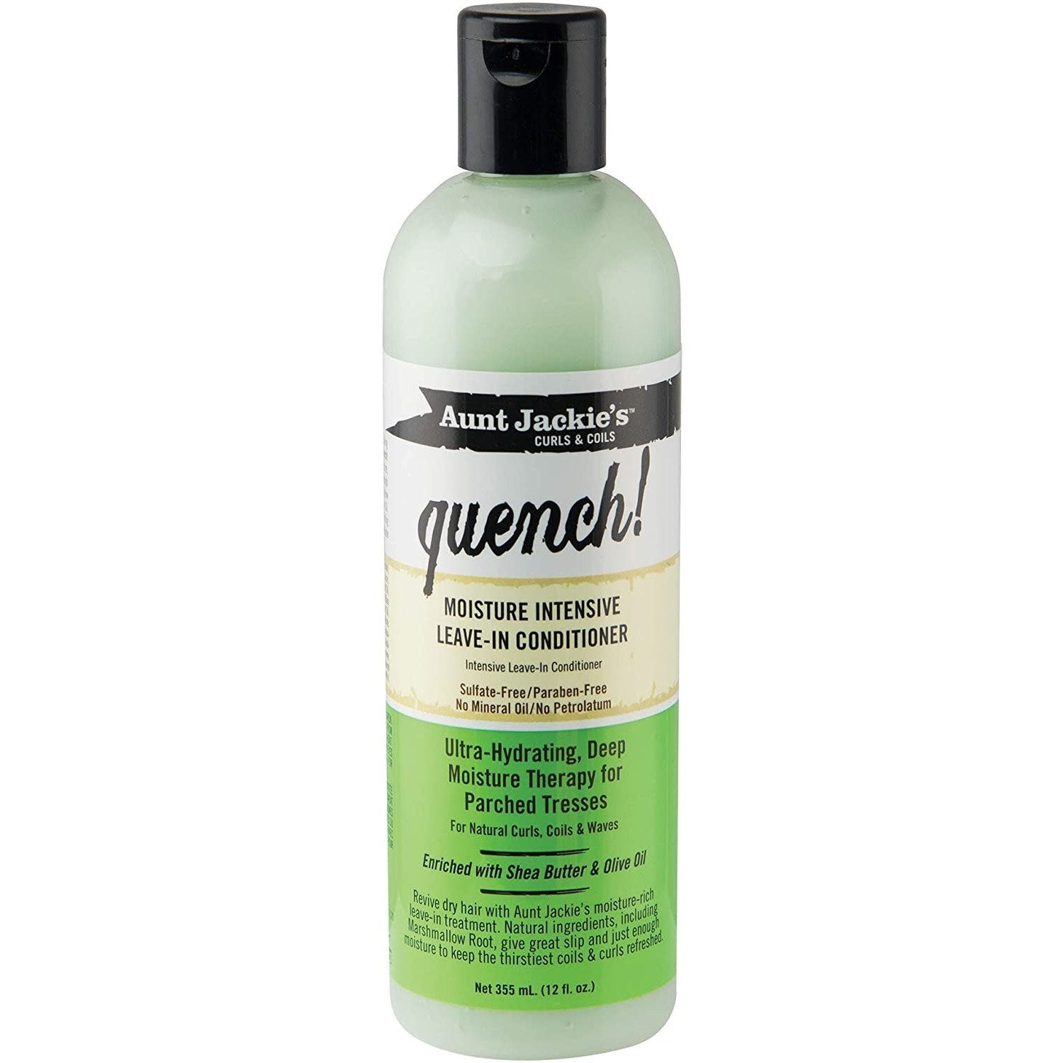AUNT JACKIES "QUENCH!" LEAVE-IN COND 12oz-Aunt Jackie's- Hive Beauty Supply