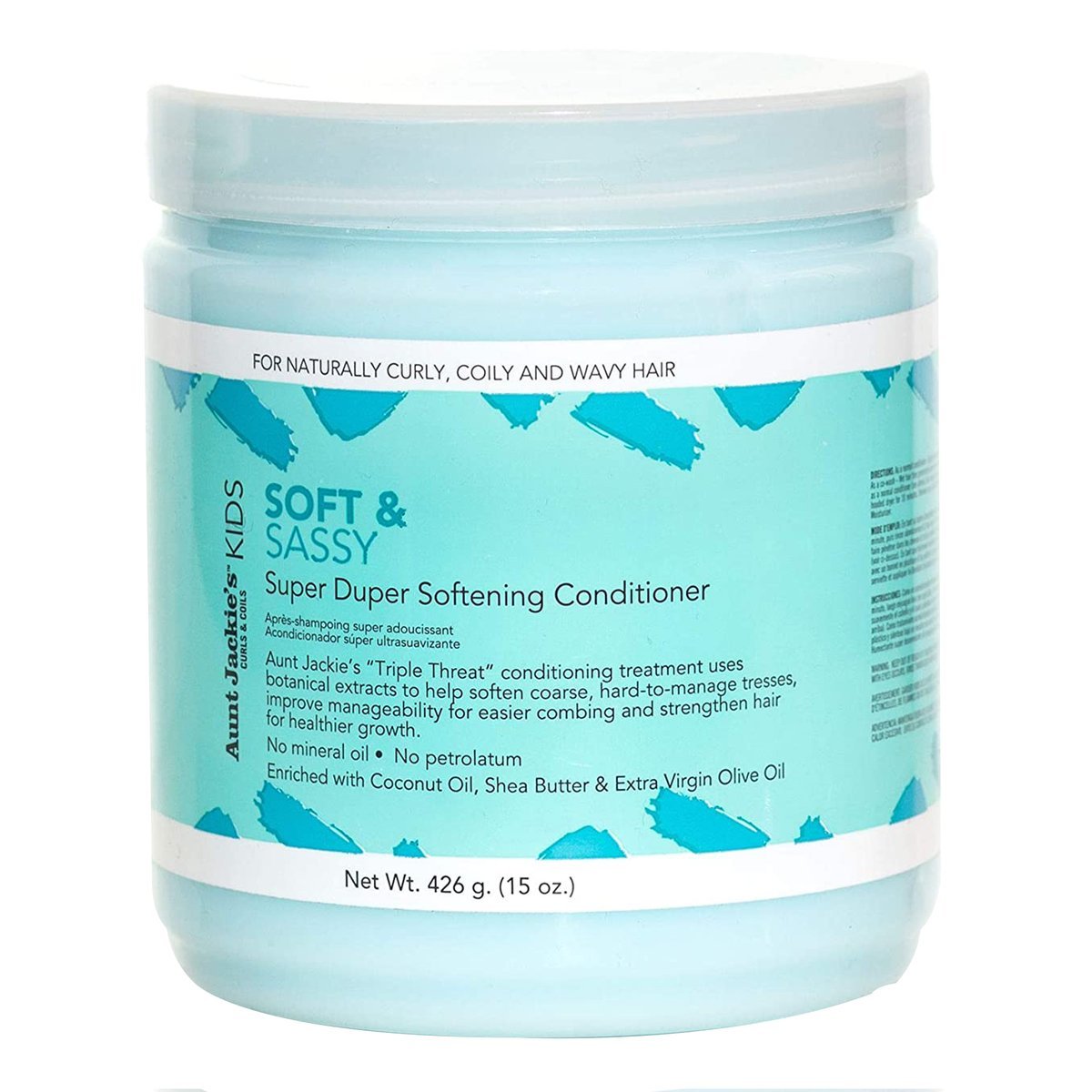AUNT JACKIE'S "GIRLS" SOFT & SASSY" SOFTENING CONDITIONER 15oz-Aunt Jackie's- Hive Beauty Supply