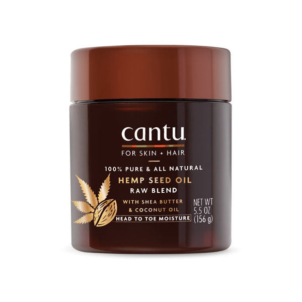 CANTU 100% PURE ALL NATURAL HEMP SEED OIL SHEA COCONUT OIL 5.5oz-Cantu- Hive Beauty Supply