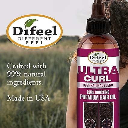 DIFEEL 99% NAT BLEND HAIR OIL ULTRA CURL 8OZ