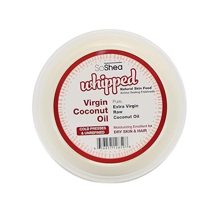 SOSHEA WHIPPED COCONUT OIL + SHEA SMOOTH  BUTTER 13oz
