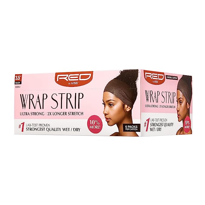 RED BY KISS WRAP STRIP 3.5" 40pcs #BLACK