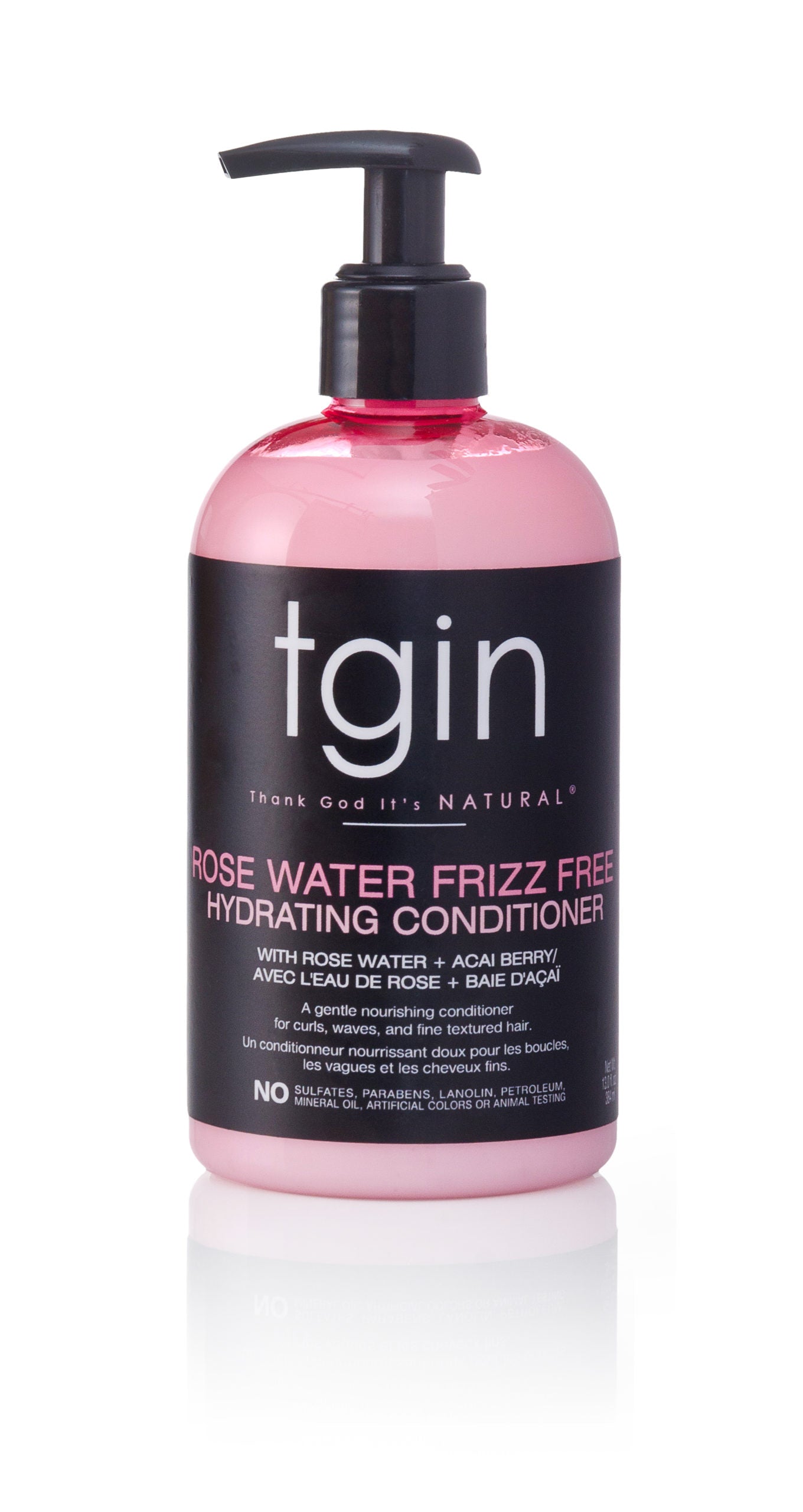 TGIN ROSE WATER FRIZZ FREE HYDRATING CONDITIONER 13.0 OZ