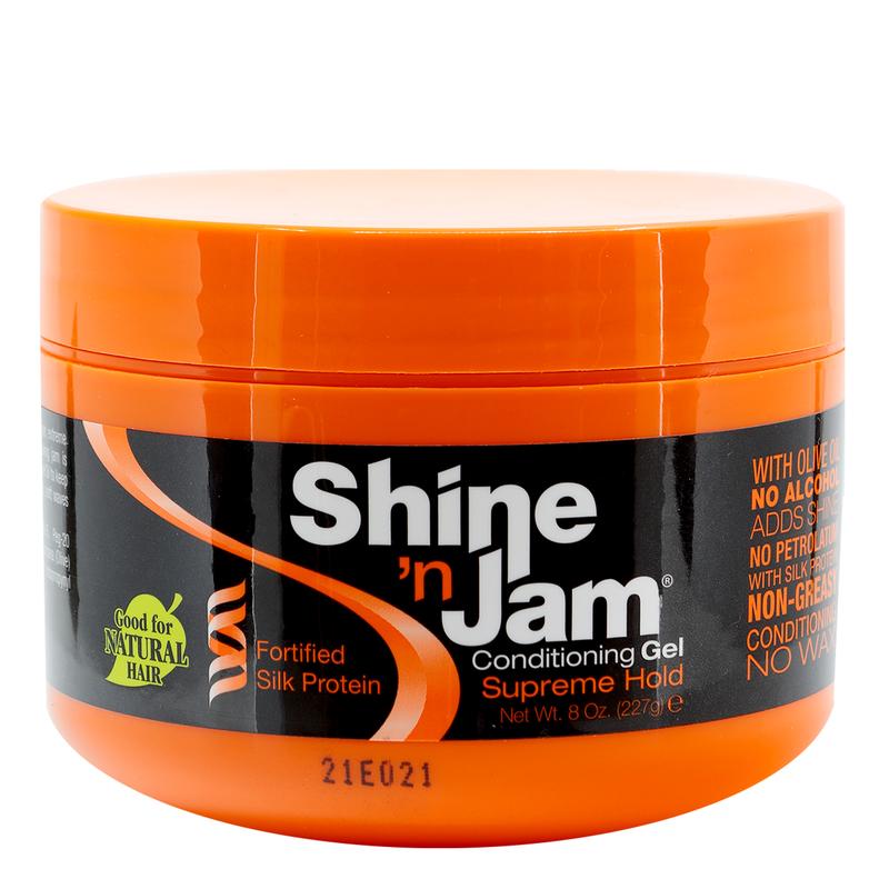 SHINE N' JAM 8oz SUPREME HOLD-Ampro- Hive Beauty Supply